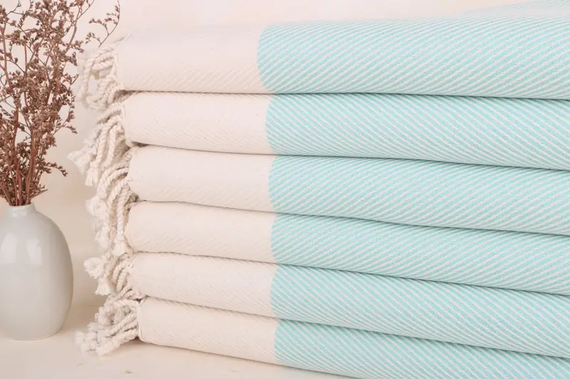 70x40 Cotton Striped Towel, Personalized Gift, Home Decor Towel, Luxury towel, Scarf Towel, Bachelorette Party Decorations, Best Friend Wedding Gift - 2