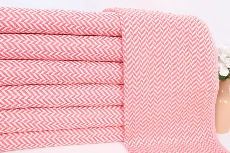 Hand Size Towels, Bridesmaid Gifts, 36x18 Cotton Chevron Towel, Gift For Wedding Day, Personalized Hand Towel, Boyfriend Gift, Bathroom Towels - 2