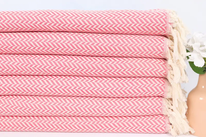 Hand Size Towels, Bridesmaid Gifts, 36x18 Cotton Chevron Towel, Gift For Wedding Day, Personalized Hand Towel, Boyfriend Gift, Bathroom Towels - 3
