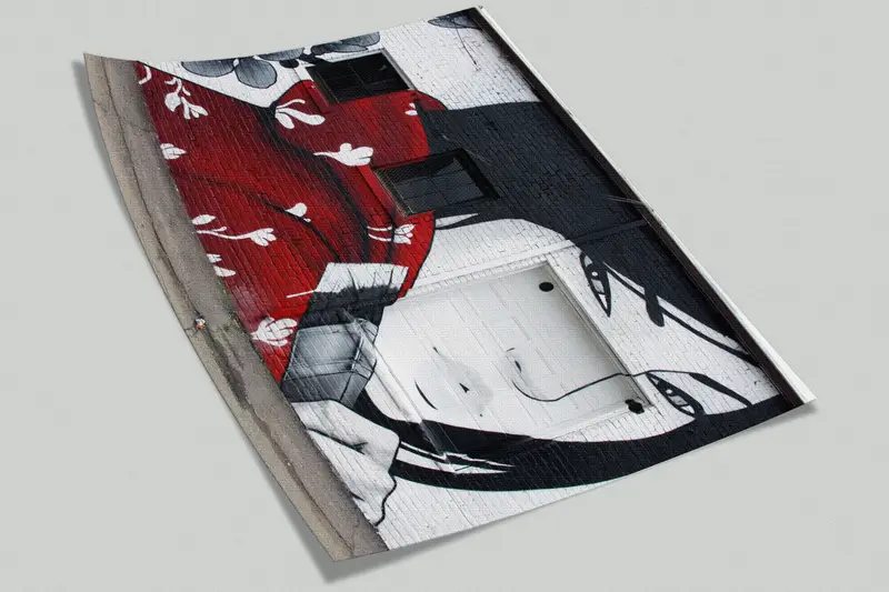 Wall Paper Peel and Stick, , Graffiti Wall Paper, Modern Wall Paper, Woman Street Wall Mural, Paper Wall Art, Abstract Woman Wall Art, - 3