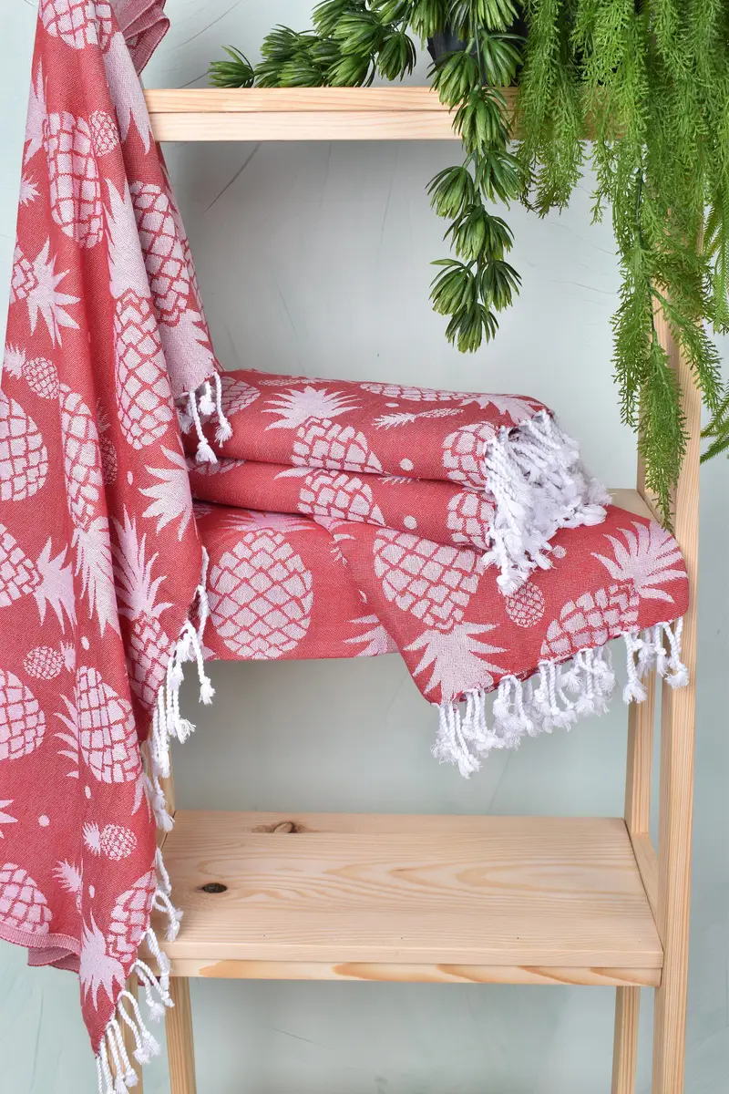 Valentines Day Gift Idea, Custom Name Towel, Bridal Shower Gift, Custom Wedding Gift, 70x36 Cotton Pineapple Design Towel, Beach Towel Bulk - 7
