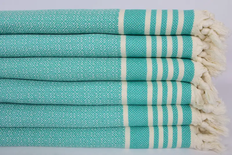 Custom Hand Towel, Monogrammed Turkish Towel, Bridesmaid Gifts, 32x16 Cotton Diamond Towel, Gifts For Him, Turkish Hand Towel, Family Gift - 3