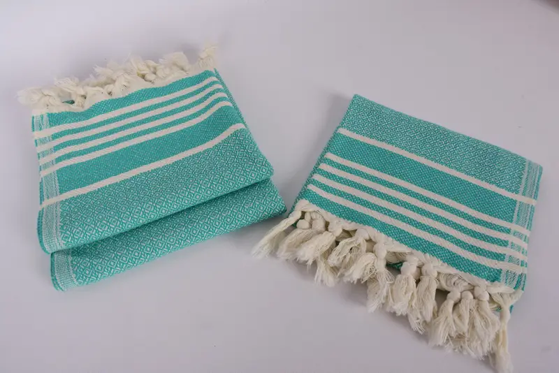 Custom Hand Towel, Monogrammed Turkish Towel, Bridesmaid Gifts, 32x16 Cotton Diamond Towel, Gifts For Him, Turkish Hand Towel, Family Gift - 7
