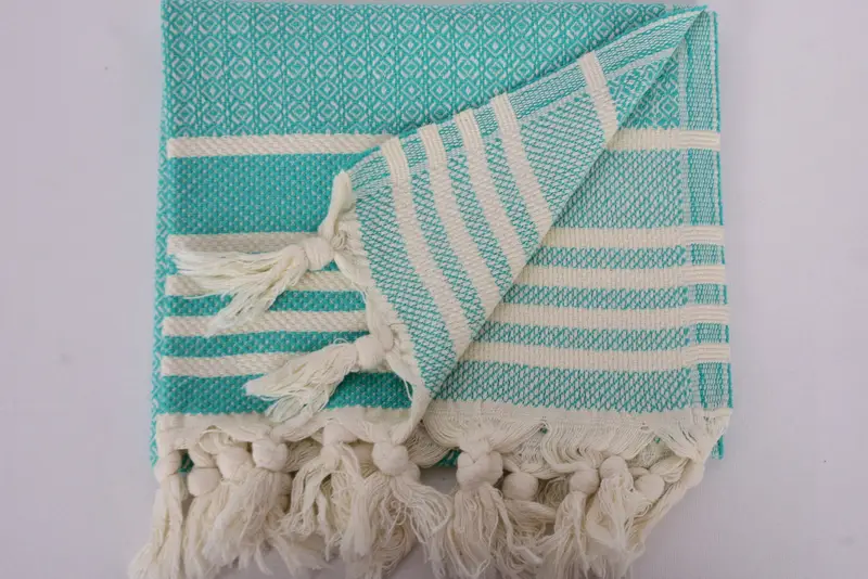 Custom Hand Towel, Monogrammed Turkish Towel, Bridesmaid Gifts, 32x16 Cotton Diamond Towel, Gifts For Him, Turkish Hand Towel, Family Gift - 8