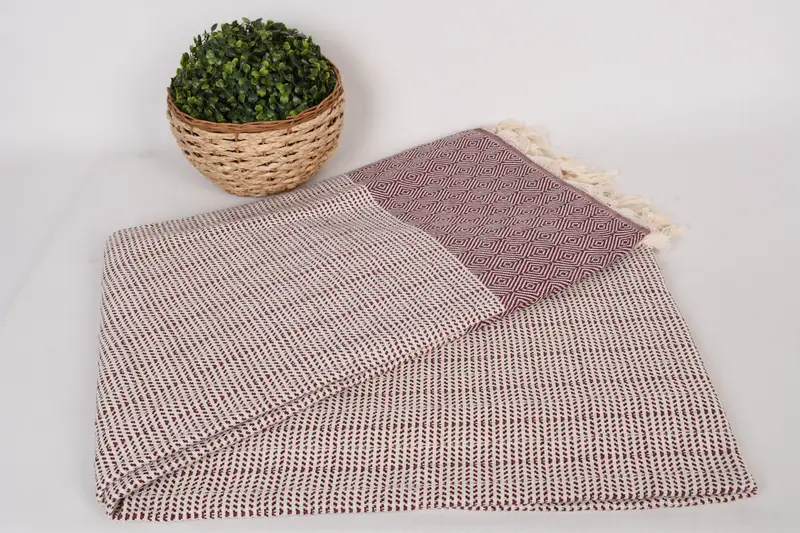 Bachelorette Gifts, 80x60 Cotton Set of 5 Towel, Decorative Blanket, Woven Blanket, Best Wedding Gift, Unique Gift, Turkish Cotton Throw Blanket - 5