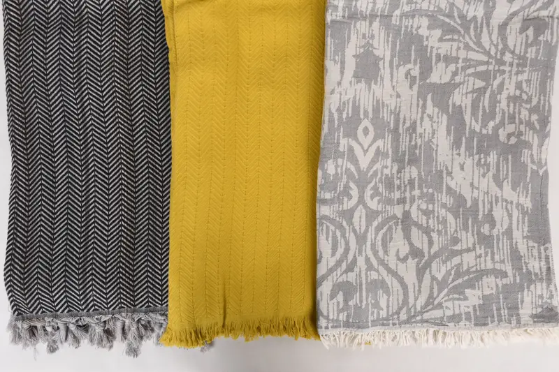 Bachelorette Gifts, 80x60 Cotton Set of 5 Towel, Decorative Blanket, Woven Blanket, Best Wedding Gift, Unique Gift, Turkish Cotton Throw Blanket - 8