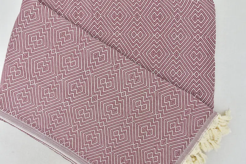 Bridesmaid Gifts, Gift For Mom, Beach Theme Wedding Gift, Housewarming Gift, Woven Throw Blanket, 92x80 Cotton Diamond Towel, Decorative Bedspread - 6