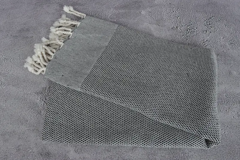 Unique Gift, Travel Towel, Monogrammed Turkish Towel, 70x40 Cotton Geometric Towel, Best Friend Gift, Organic Turkish towel, Personalized Gifts - 6