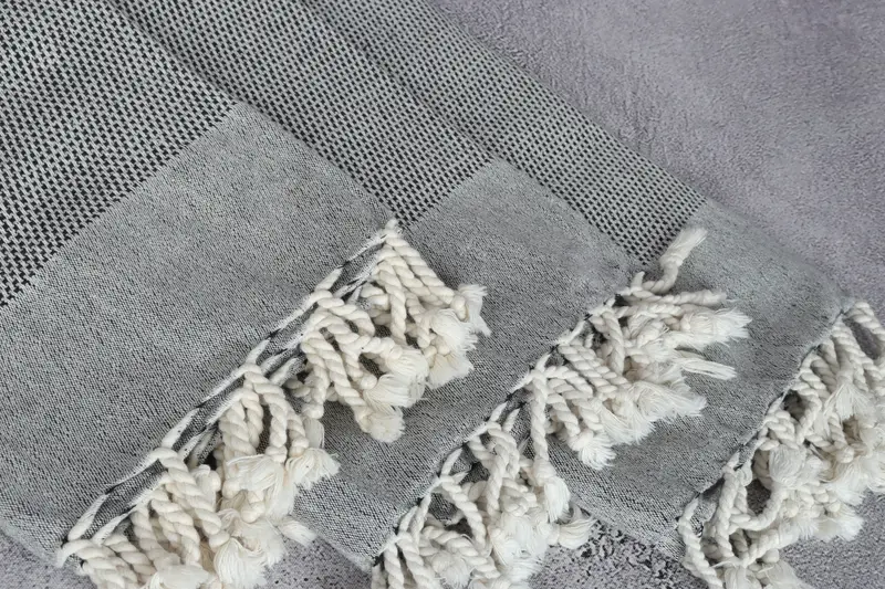 Unique Gift, Travel Towel, Monogrammed Turkish Towel, 70x40 Cotton Geometric Towel, Best Friend Gift, Organic Turkish towel, Personalized Gifts - 5