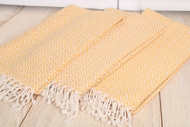 70x40 Cotton Diamond Towel, Decorative Towel, Customized Turkish Towel, Bachelor Gift, Absorbent towel, Custom Wedding Gifts, Gift For Him - 6