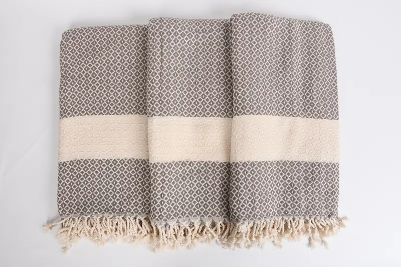 Personalized Towel, Gift For Best Friend, Custom Towel, Turkish Bath Towel Set, 70x40 Cotton Geometric Towel, Quick-dry peshtemal, Scarf Towel - 6