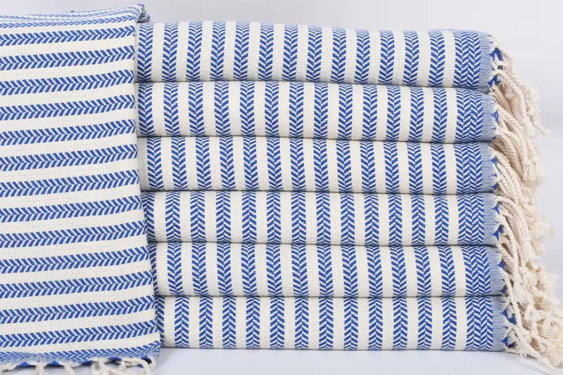 40x18 Cotton Chevron Towel, Bachelorette Party Gifts, Turkish Towel Hand Towel, Bridesmaid Gifts, Gifts For Him, Personalized Kitchen Towel - 1