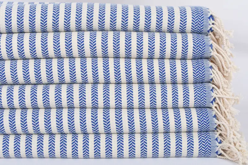 40x18 Cotton Chevron Towel, Bachelorette Party Gifts, Turkish Towel Hand Towel, Bridesmaid Gifts, Gifts For Him, Personalized Kitchen Towel - 3