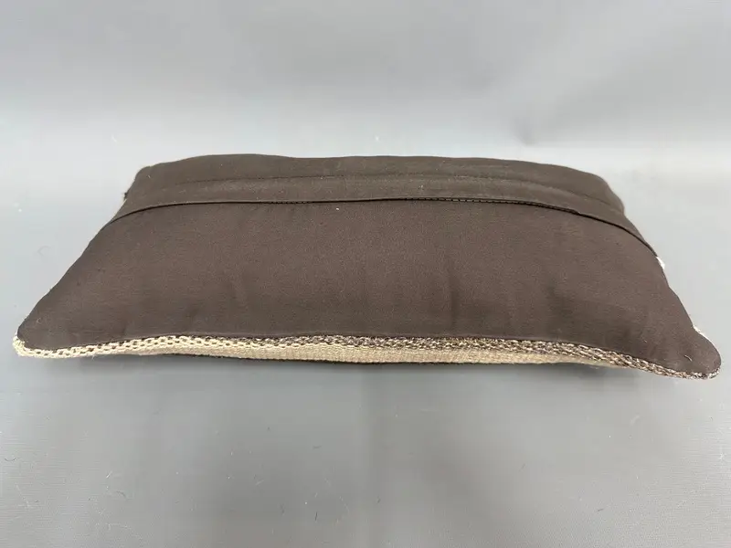 Designer Throw Pillow Case, Home Decor Pillow, Pillow, Vintage Pillow, Indoor Pillow Cover, 8x16 Brown Cushion Cover, Gift Pillow - 7