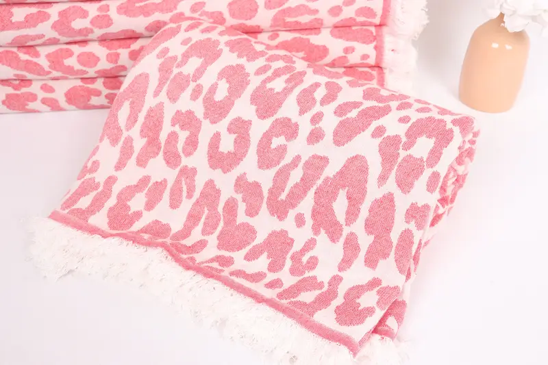 Bridal Shower Gift, Throw Blanket Couch, Personalized Blanket, Organic Throw, Gift For Coworker, Turkish Blanket Throw, 96x80 Cotton Patterned Towel - 4