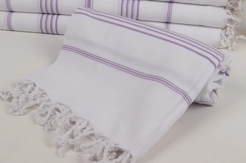 Wedding Gift, Custom Towel, 70x40 Cotton Striped Towel, Towel With Name, Personalized Wedding Gift, Personalized Gift For Her, Girls Weekend Favors - 4