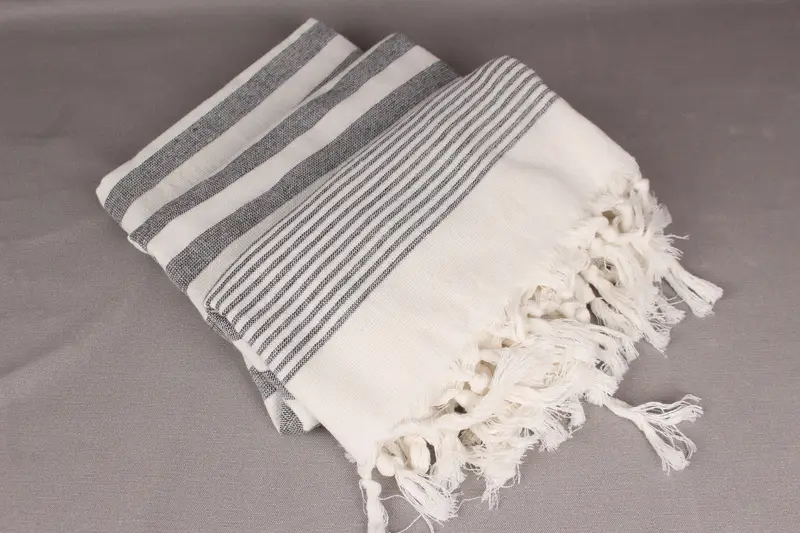 Bachelorette Party Gift, Custom Wedding Gift, Monogram Towels, 68x40 Cotton Striped Terry Towel, Personalized Wedding Gift, Anniversary Gift For Her - 7
