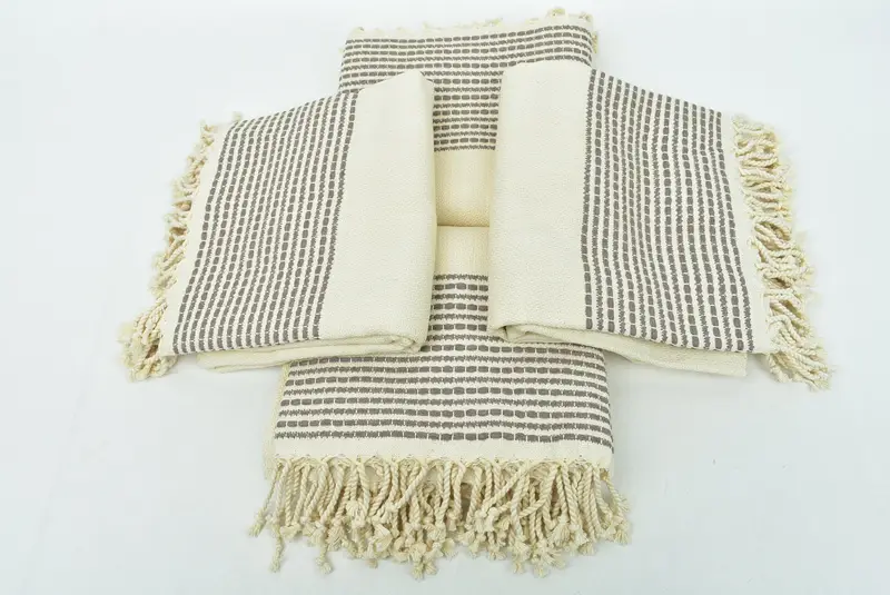 70x36 Cotton Striped Towel, Wedding Anniversary Gift, Employee Gifts, Turkish towel, Personalized Wedding Gift, Organic Beach Towel, Gifts For Him - 6