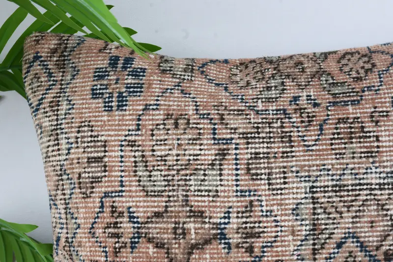Kilim Cushion Sham, Ikat Pillow Case, Pillow Sham, 18x18 Blue Pillow Case, Boho Pillow Sham Cover, Nautical Throw Cushion Case, Boho Pillow - 2