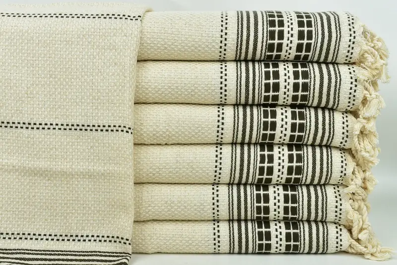 Gift For Her, Turkish Tea Towel, 40x20 Linen Striped Towel, Best Friend Wedding Gift, Valentines Gift, Turkish Towel Hand Towel, Turkish Hand Towel - 1