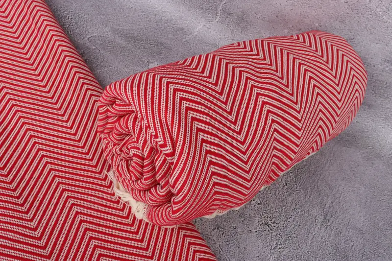 Turkish Bedcover, Boho Throw Blankets, Bachelor Gift, Best Wedding Gift, Throw Blanket Couch, Decorative Blanket, 92x80 Cotton Striped Towel - 7
