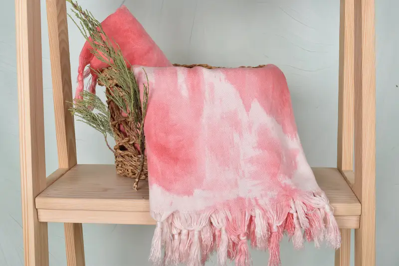 Bridal Shower Favors, 64x40 Cotton Tie Dye Towel, Wedding Towel, Christmas Gift, Best Wedding Gift, Personalized Bridesmaid Gift, Turkish bath towel - 5