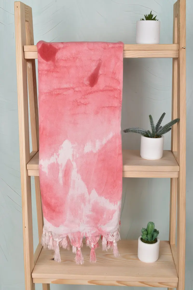 Bridal Shower Favors, 64x40 Cotton Tie Dye Towel, Wedding Towel, Christmas Gift, Best Wedding Gift, Personalized Bridesmaid Gift, Turkish bath towel - 1