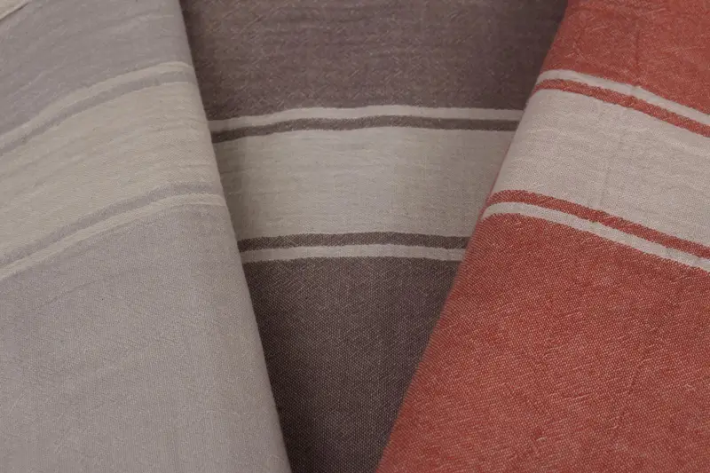Shower Curtain, Woven Blanket, Decorative Blanket, Wedding Gift For Bride, Bridesmaid Gifts, Extra Large Tablecloth, 70x60 Cotton Striped Towel - 3