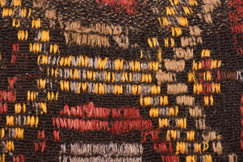 Ethnical Kilim Rug Pillow, Pillow for Sofa, Authentic Cushion Case, Pillow Sham, 16x24 Yellow Cushion, Kilim Pillow Cover - 3