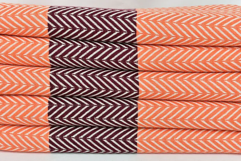 Turkish hand towel, Bachelorette Party Gift, 70x40 Cotton Chevron Towel, Soft towel, Thin and lightweight Turkish peshtemal, Engagement Gift - 2