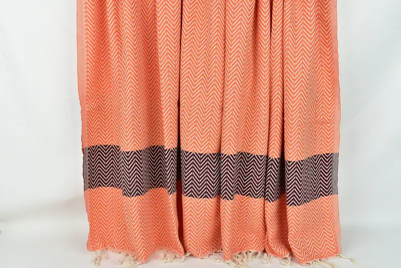 Turkish hand towel, Bachelorette Party Gift, 70x40 Cotton Chevron Towel, Soft towel, Thin and lightweight Turkish peshtemal, Engagement Gift - 8