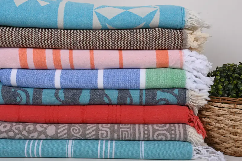 Custom Towel, Spa Towel, Custom Towel Beach, Bachelor Bachelorette Party Favors, Turkish hand towel, House Warming Gift, 70x40 Cotton Set of 8 Towel - 2