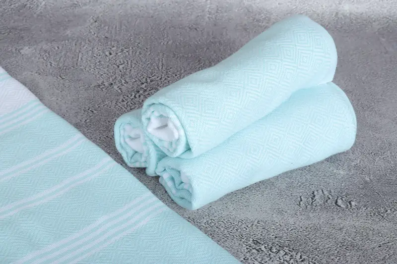 Wedding Favors, 40x18 Cotton Diamond Towel, Bathroom Towels, Gift For The Home, Wedding Gift, Best Friend Gift Ideas, Bridal Shower Favors - 15