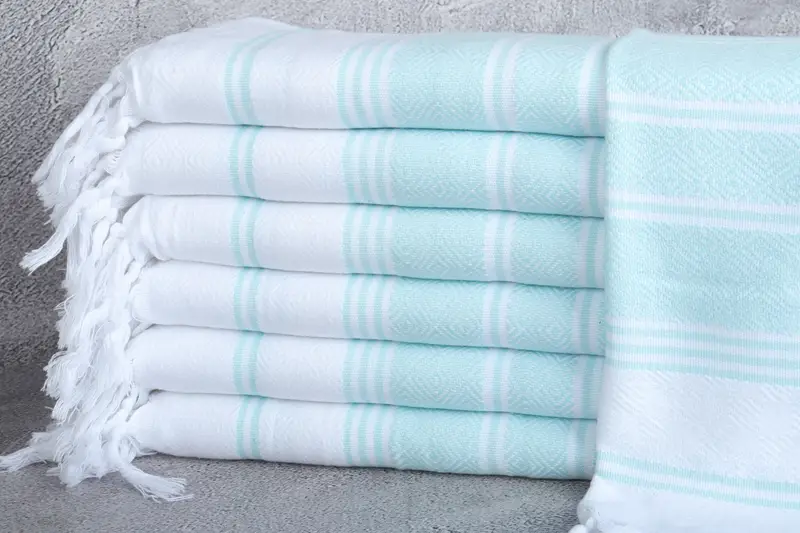 Wedding Favors, 40x18 Cotton Diamond Towel, Bathroom Towels, Gift For The Home, Wedding Gift, Best Friend Gift Ideas, Bridal Shower Favors - 2