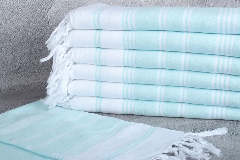 Wedding Favors, 40x18 Cotton Diamond Towel, Bathroom Towels, Gift For The Home, Wedding Gift, Best Friend Gift Ideas, Bridal Shower Favors - 3