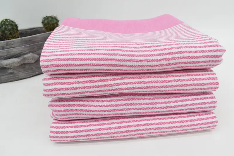 Wedding Day Gift For Bride, Girls Weekend Favors, Bachelor Bachelorette Party Favors, Sand-resistant towel, 70x40 Cotton Striped Towel, Wedding Gift - 6