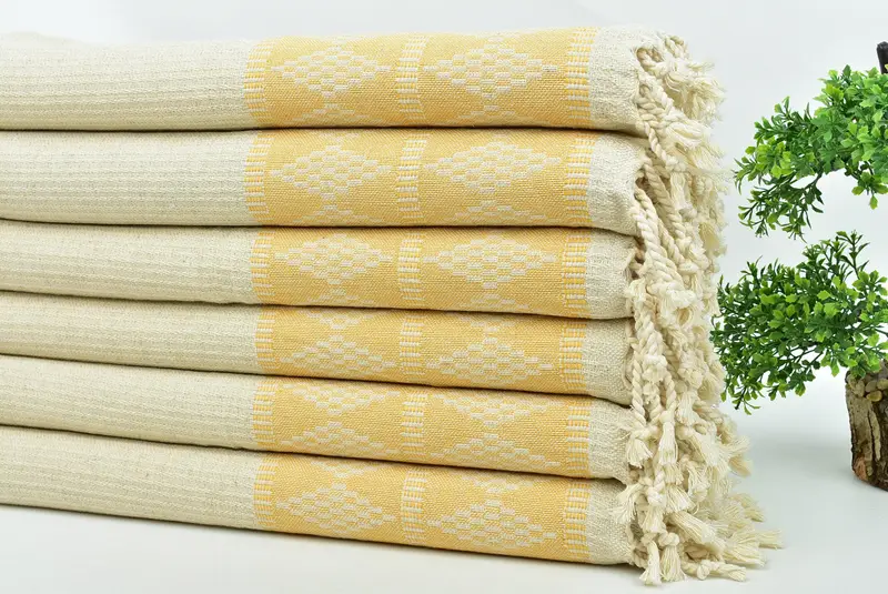 Custom Hand Towel, Xmas Gifts, Bachelor Towel, Wedding Gift, Towel With Name, Turkish Towel Hand Towel, Spa Gift, 40x20 Linen Kilim Design Towel - 3