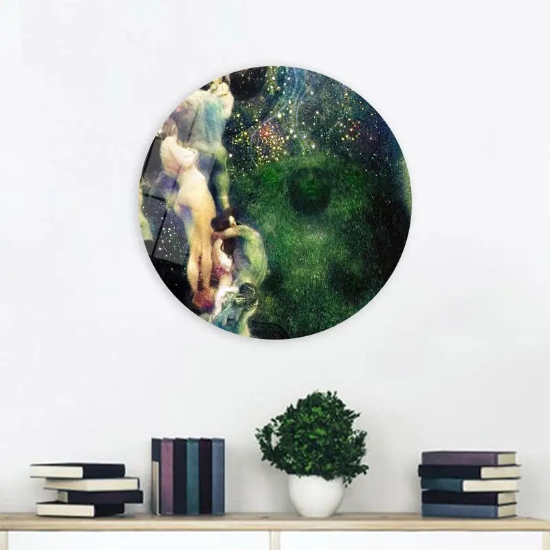 Gustav Klimt Philosophie-Leinwand: Moderne Jugendstil-Reproduktion