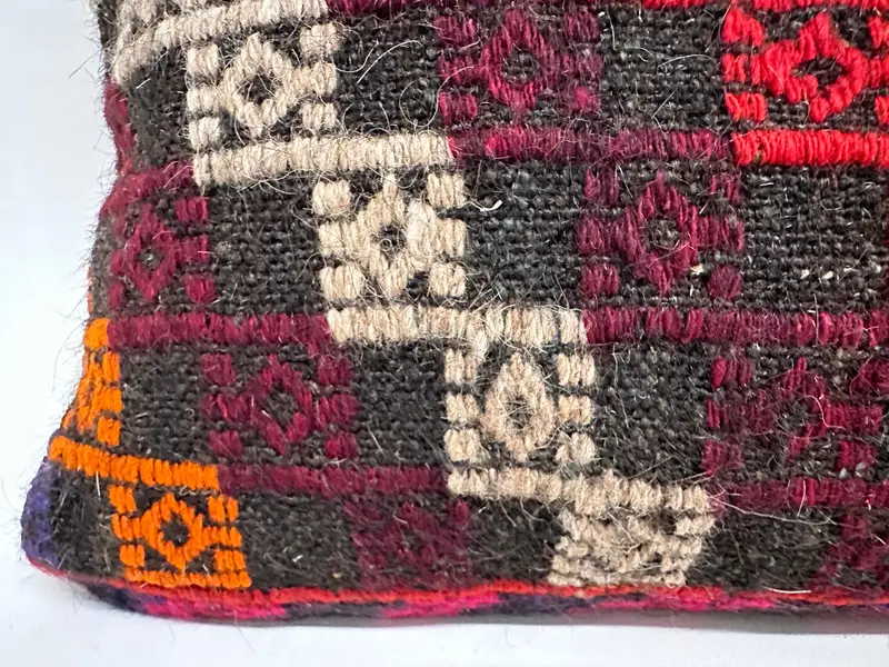 Pillow for Sofa, 12x36 Pink Pillow Case, Boho Throw Cushion Case, Pillow Cover, Kilim Cushion Sham, Boho Pillow Sham Cover, Outdoor Pillow Cover - 4
