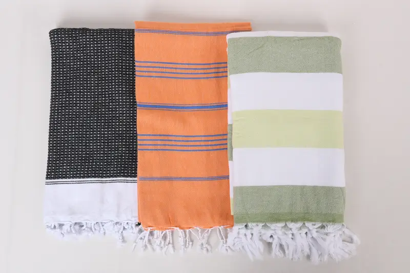 Bride Gift, Peshtemal Towel USA, Housewarming Gift, 70x40 Cotton Set of 8 Towel, Personalized Gifts, Bachelor Party Favors, Bridal Shower Favors - 7