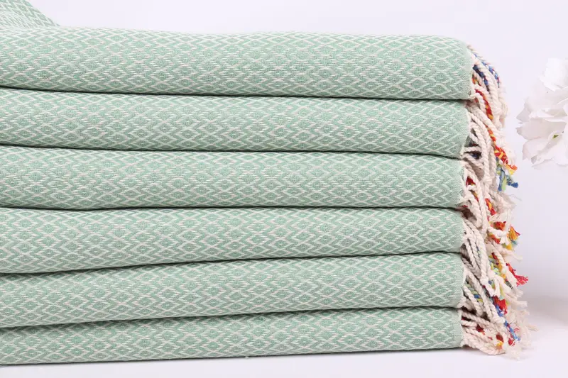 Cute Beach Towel, Bathroom Towel, 70x40 Cotton Diamond Towel, Bachelor Towel, Lightweight Turkish towel, Bridesmaid Gifts, Monogram Turkish Towel - 3