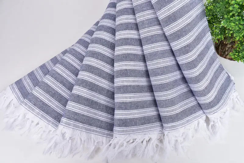 Beach Towel Bulk, Gifts For Him, Welcome Wedding Gift, Large Turkish Towel, Gift For Wedding Day, 70x40 Cotton Striped Towel, Monogram Turkish Towel - 4