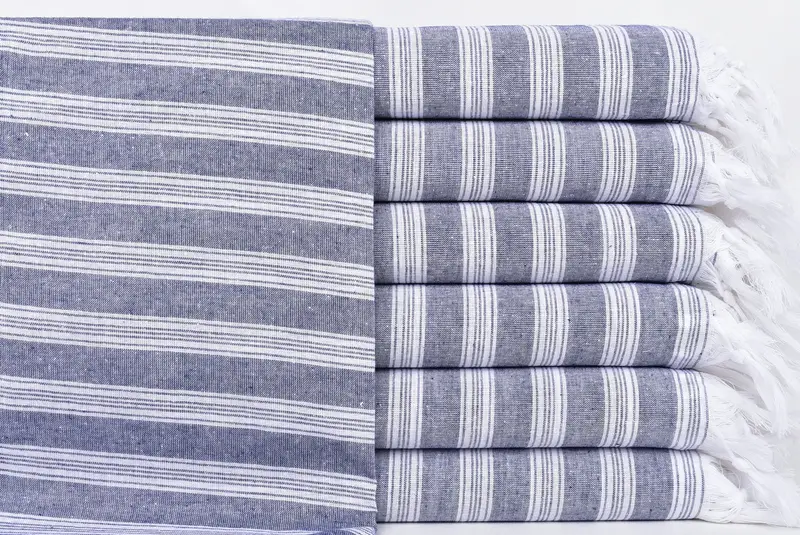 Beach Towel Bulk, Gifts For Him, Welcome Wedding Gift, Large Turkish Towel, Gift For Wedding Day, 70x40 Cotton Striped Towel, Monogram Turkish Towel - 1