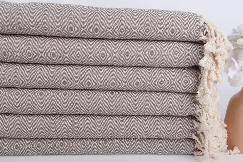 Bachelor Bachelorette Party Favors, Best Friend Gift, 70x40 Cotton Zigzag Diamond Towel, Pool Towels, Gift For Bride, Sand-resistant towel - 3