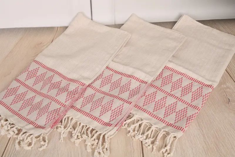 Monogrammed Hand Towel, 40x20 Linen Kilim Design Towel, Personalized Gifts, Beach Wedding Favor, Turkish Hand Towel, Bachelorette Party Gifts - 6