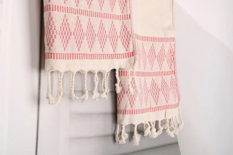 Monogrammed Hand Towel, 40x20 Linen Kilim Design Towel, Personalized Gifts, Beach Wedding Favor, Turkish Hand Towel, Bachelorette Party Gifts - 8