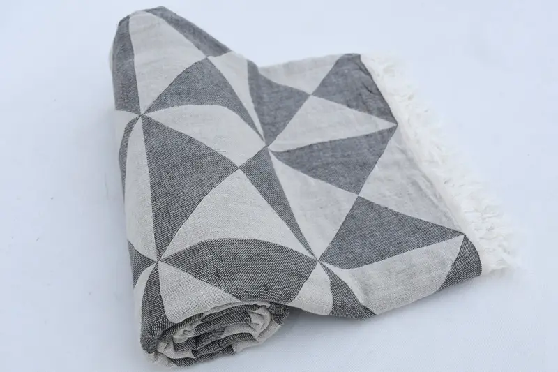 Birthday Gift, Bridesmaid Gifts, Beach towel, 70x40 Cotton Geometric Towel, Monogrammed Beach Towel, Unique Turkish towel with custom embroidery USA - 8