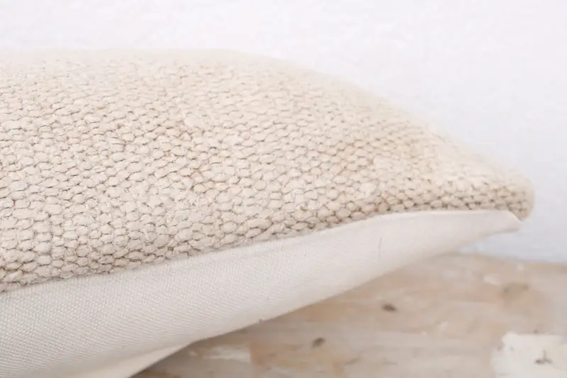 8x16 White Pillow Cover, Boho Pillow Sham Cover, Kilim Cushion Sham, Vintage Kilim Pillow, Pillow Sham, Luxury Cushion Case - 6