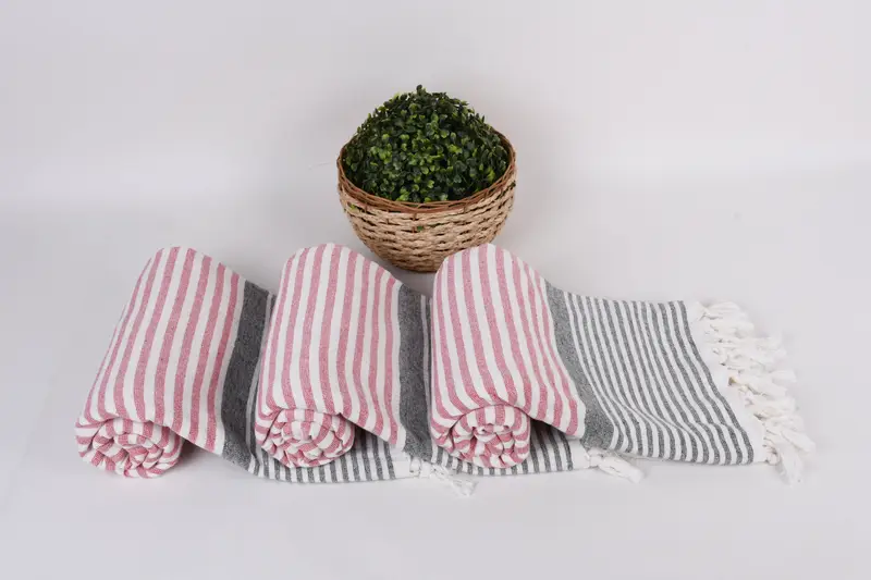 68x40 Cotton Striped Terry Towel, Bridesmaid Gifts Personalized, Personalized Bridesmaid Gift, Spa Towel, Bachelor Gifts, Holiday Towel, Soft towel - 8