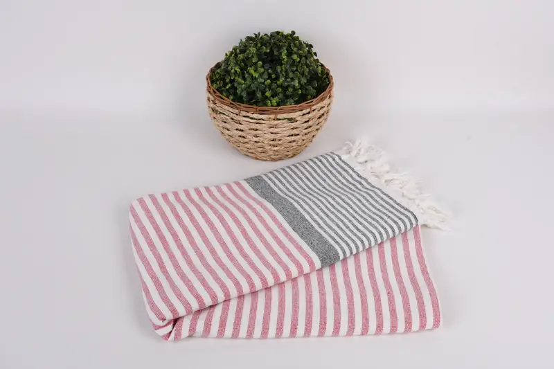 68x40 Cotton Striped Terry Towel, Bridesmaid Gifts Personalized, Personalized Bridesmaid Gift, Spa Towel, Bachelor Gifts, Holiday Towel, Soft towel - 4